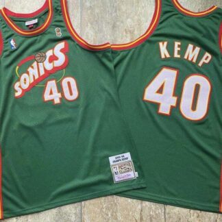Shawn Kemp- Seattle Supersonics Throwback Jersey