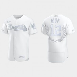Atlanta Atlanta Braves #12 Jorge Soler Men’s Nike 2021 World Series Champions Patch MLB Authentic Player Jersey – W...