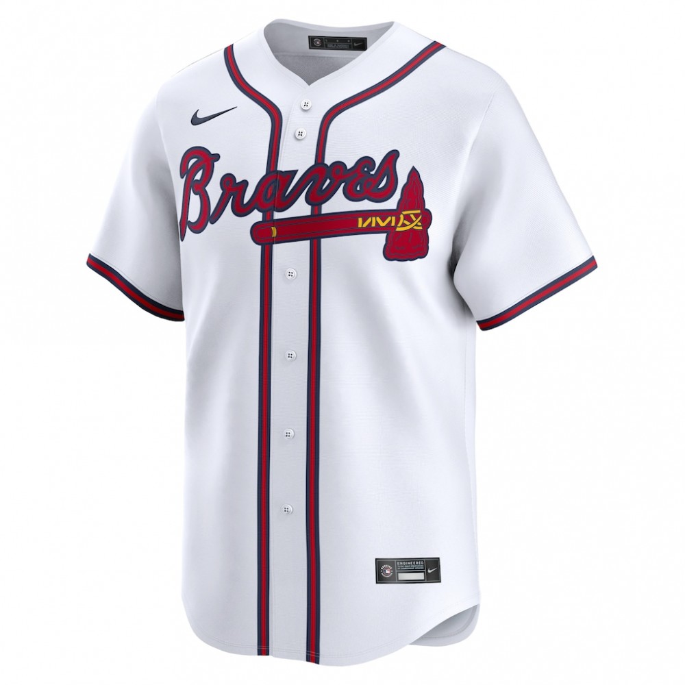 Matt Olson Atlanta Braves Nike Home Limited Player Jersey - White - Image 2