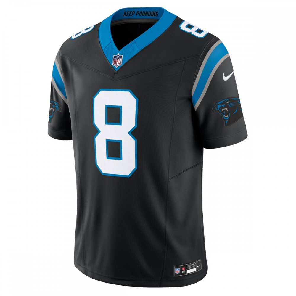 Jaycee Horn Carolina Panthers Nike Vapor F.U.S.E. Limited Jersey - Black - Image 2