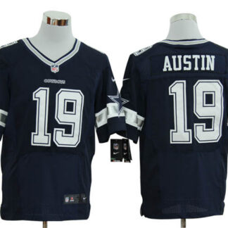 Size 60 4XL-Miles Austin Dallas Cowboys #19 Navy Blue Stitched Nike Elite NFL Jerseys
