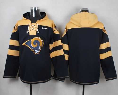 St. Louis Rams Blank Navy Blue Player Stitched Pullover NFL Hoodie