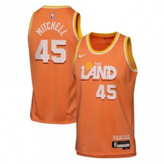 ultra‑ Donovan Mitchell Cleveland Cavaliers Nike 2025/26 Orange Swingman Jersey - City Edition ‑uniform