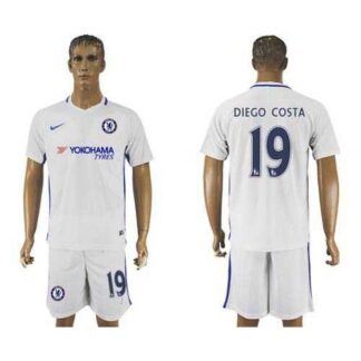 Chelsea #19 Diego Costa Away Soccer Club Jersey