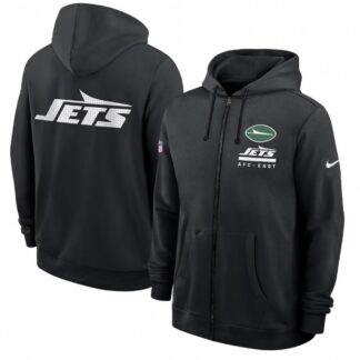 New York Jets Utility Player Sideline Men's Nike NFL Full-Zip Hoodie