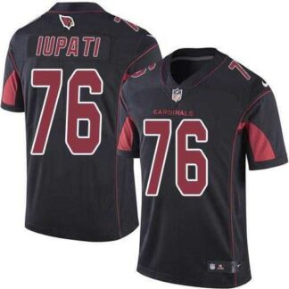 Nike Men & Women & Youth Cardinals 76 Mike Iupati Black Color Rush Limited Jersey Dzhi