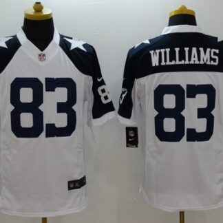 Men's Dallas Cowboys #83 Terrance Williams White Thanksgiving Alternate NFL Nike Limited Jersey
