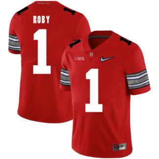 Ohio State Buckeyes 1 Bradley Roby Red Diamond Nike Logo College Football Jersey Dzhi