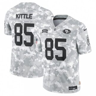 George Kittle San Francisco 49ers Nike 2024 Salute to Service Limited Jersey - Arctic Camo