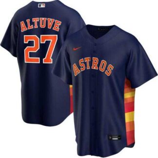 Astros 27 Jose Altuve Navy 2020 Nike Cool Base Jersey Dzhi