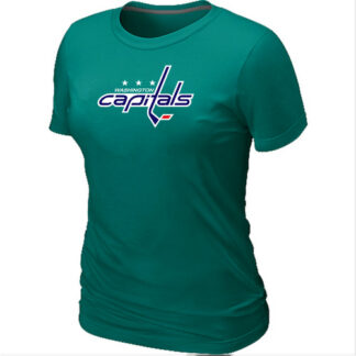 Washington Capitals Big & Tall Women's Logo L.Green T-Shirt
