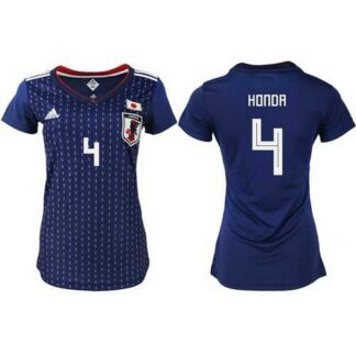 Women’s Japan #4 Honda Home Soccer Country Jersey