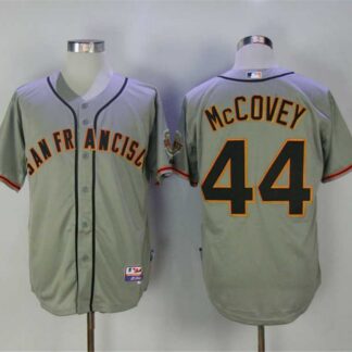 San Francisco Giants #44 Willie McCovey Gray New Cool Base Stitched Jersey