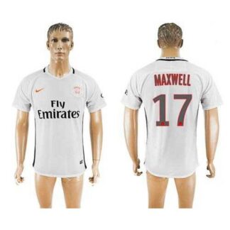 Paris Saint-Germain #17 Maxwell Sec Away Soccer Club Jersey