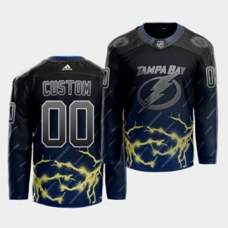 Adidas Lightning Custom 2021 City Concept NHL Stitched Jersey – Black