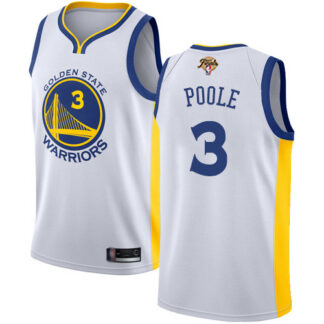 Nike Golden State Warriors #3 Jordan Poole White Youth 2022 NBA Finals Swingman Association Edition Jersey Youth