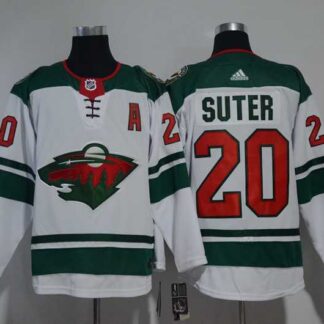 Minnesota Wild #20 Ryan Suter White Adidas Stitched Jersey