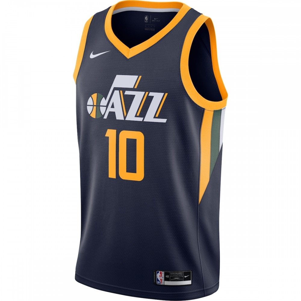 Mike Conley Utah Jazz Nike 2020/21 Swingman Jersey - Navy - Icon Edition - Image 2