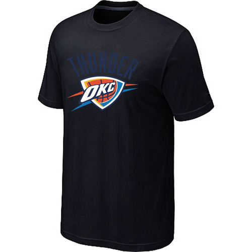 Oklahoma City Thunder Big & Tall Primary Logo Black T-Shirt