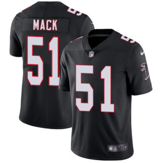 Nike Atlanta Falcons #51 Alex Mack Black Alternate Men’s Stitched NFL Vapor Untouchable Limited Jersey