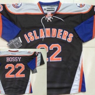 New York Islanders #22 Mike Bossy Black Third Jersey