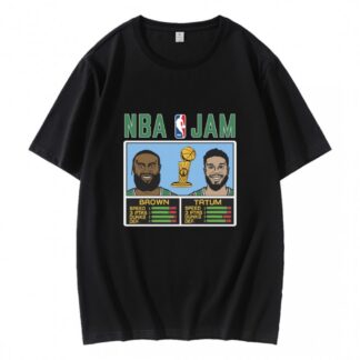 NBA Jam Brown And Tatum NBA Finals T-Shirt