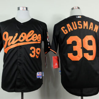 Baltimore Orioles #39 Gausman Black Jerseys