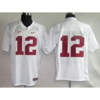 Alabama Crimson Tide 12 Joe Namath White NCAA Jerseys