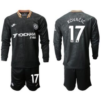 Chelsea #17 Kovacic Third Long Sleeves Soccer Club Jersey