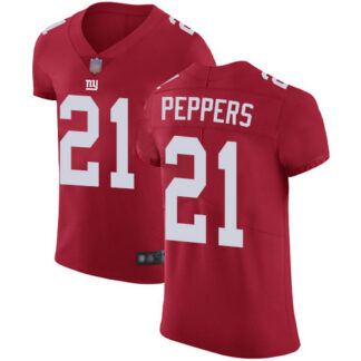 Nike New York Giants #21 Jabrill Peppers Red Alternate Men’s Stitched NFL Vapor Untouchable Elite Jersey
