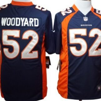 Nike Denver Broncos #52 Wesley Woodyard Blue Game Jersey