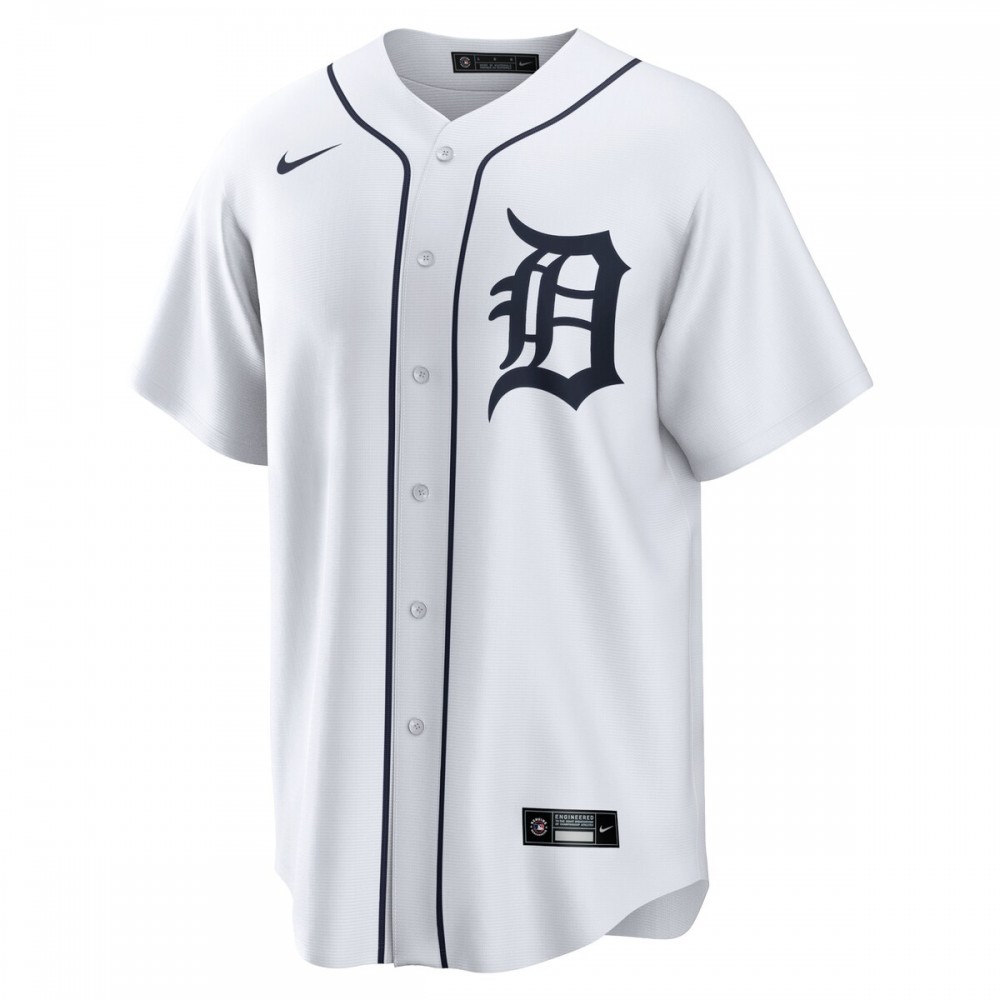 Spencer Torkelson Detroit Tigers Nike Home Replica Jersey - White - Image 2