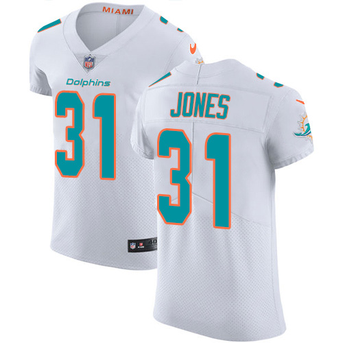 Nike Miami Dolphins #31 Byron Jones White Men’s Stitched NFL New Elite Jersey