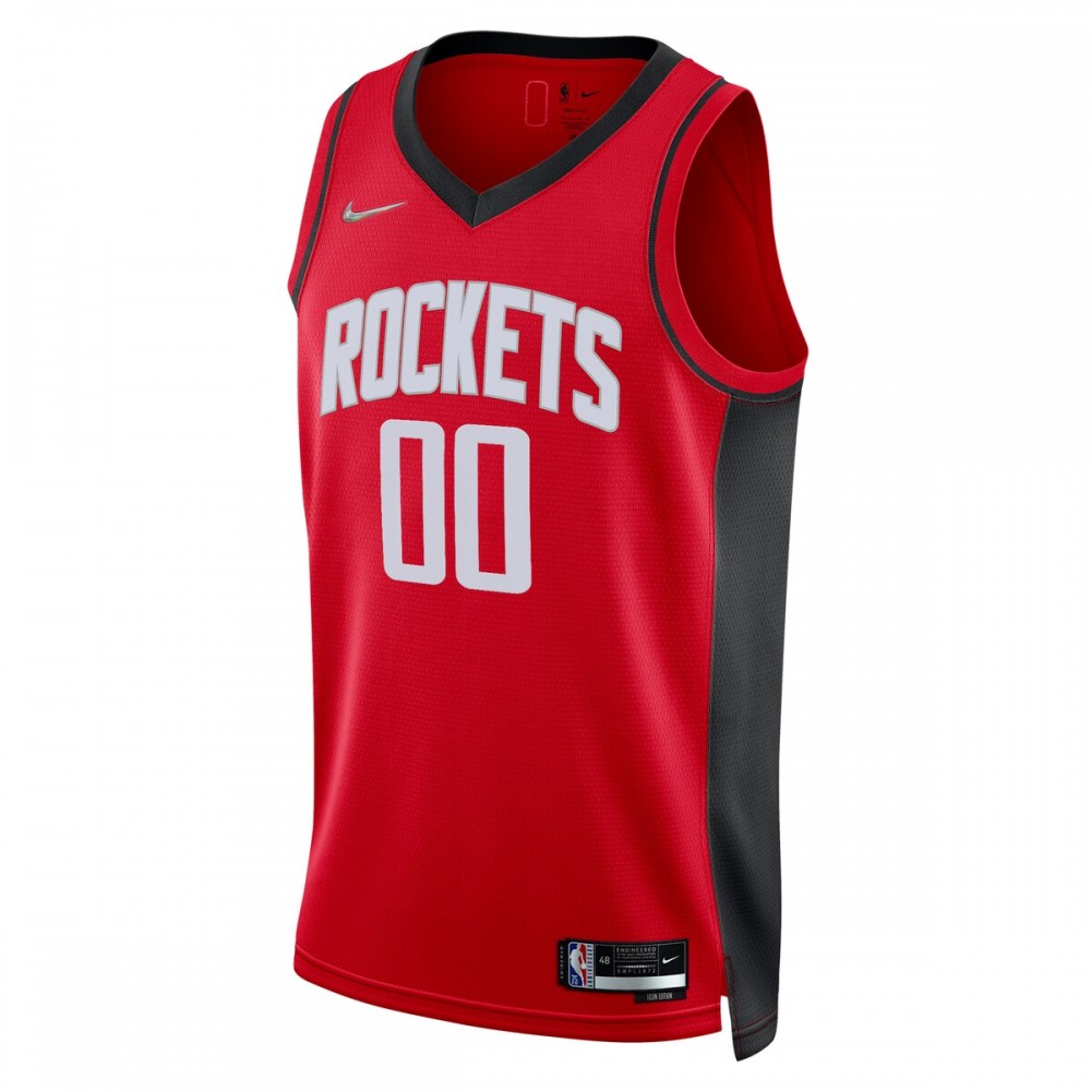 Houston Rockets Nike 2021/22 Diamond Swingman Custom Jersey - Icon Edition - Red - Image 2