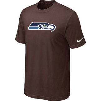 Nike Seattle Seahawks Sideline Legend Authentic Logo T-Shirt Brown