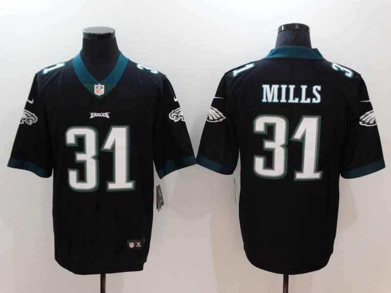 Nike Philadelphia Eagles #31 Jalen Mills Black Vapor Untouchable Player Limited Jersey