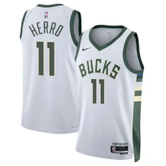 Women's Milwaukee Bucks #11 Tyler Herro White 2026 Association Edition Basketball Jersey