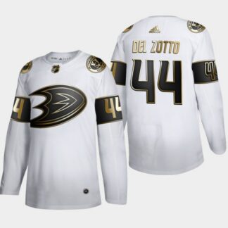 Anaheim Ducks #44 Michael Del Zotto Men’s Adidas White Golden Edition Limited Stitched NHL Jersey