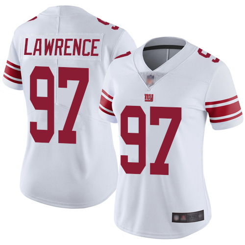 Nike New York Giants #97 Dexter Lawrence White Women’s Stitched NFL Vapor Untouchable Limited Jersey