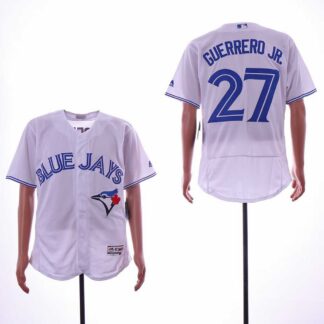 Blue Jays 27 Vladimir Guerrero Jr. White Flexbase Jersey Sguo