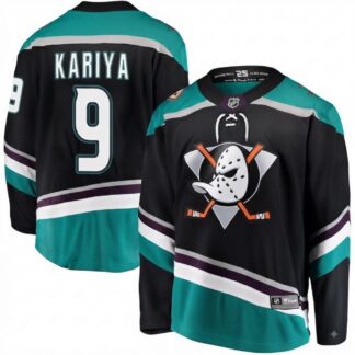 Paul Kariya Men's Anaheim Ducks Black Alternate Breakaway Jersey