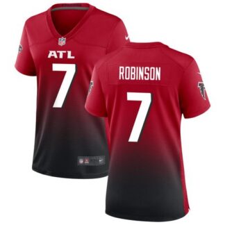 Women's Atlanta Falcons #7 Bijan Robinson Red Vapor F.U.S.E. Limited Jersey