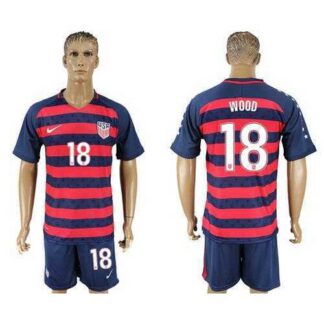 USA #18 Wood Away Soccer Country Jersey