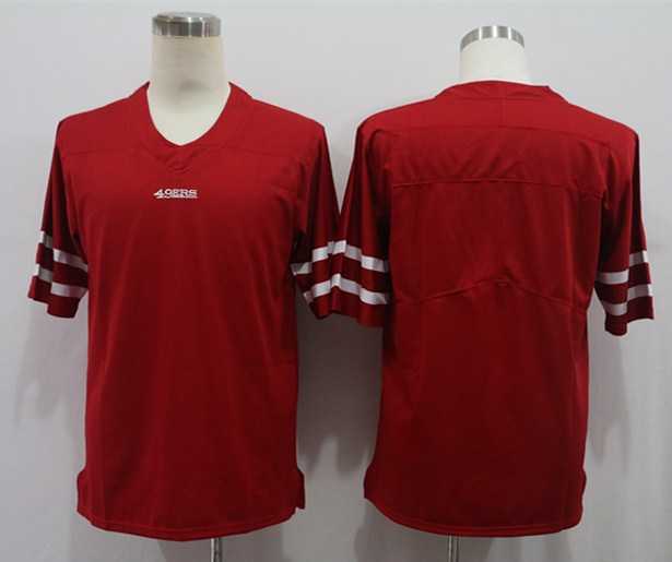 Nike 49ers Blank Red Vapor Untouchable Limited Jersey