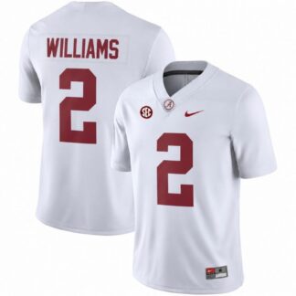 Jameson Williams Alabama Crimson Tide Nike Football Game Jersey - White
