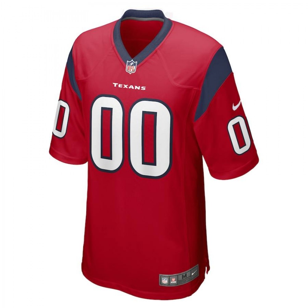 Houston Texans Nike Youth Custom Alternate Game Jersey - Red - Image 2