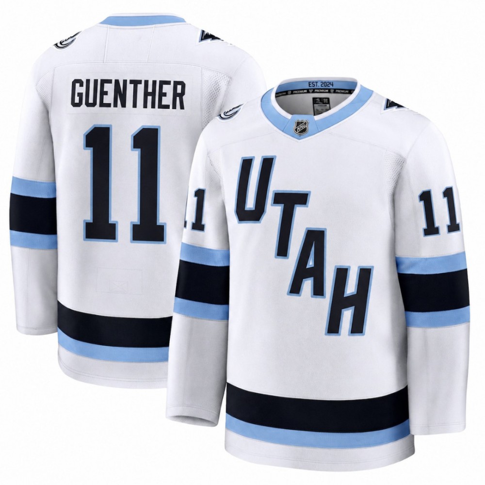 Dylan Guenther Men's Utah Mammoth White Away Premium Player Jersey