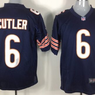 Nike Chicago Bears #6 Jay Cutler Blue Game Jersey