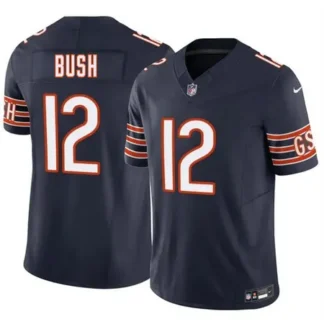 Youth Chicago Bears #12 Devin Bush Navy 2026 F.U.S.E. Vapor Untouchable Limited Stitched Football Jersey