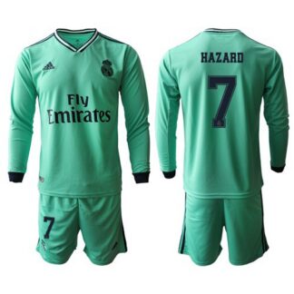 Real Madrid #7 Hazard Third Long Sleeves Soccer Club Jersey